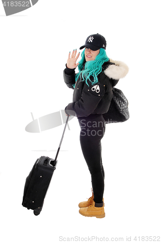 Image of Woman going on a trip.