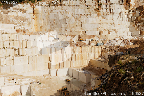 Image of White marble quarry