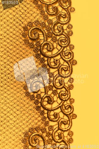 Image of Decorative silver lace