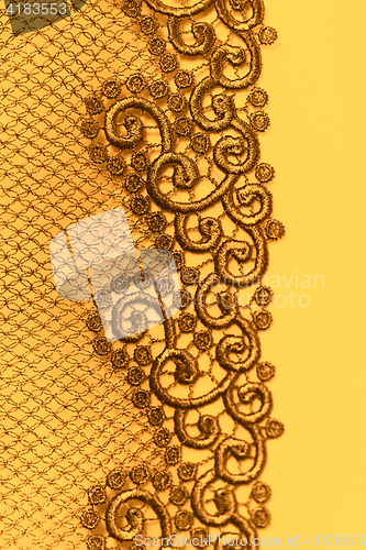 Image of Decorative silver lace