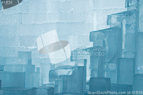 Image of Jukkasj&#228;rvi ice hotel near Kiruna in Lapland, Sweden