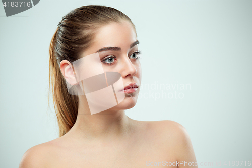 Image of Beautiful Girl face. Perfect skin
