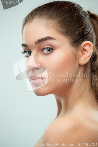 Image of Beautiful Girl face. Perfect skin
