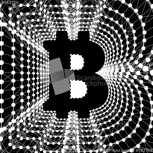 Image of Bitcoin - electronic form of money and innovative payment network