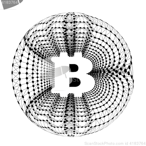 Image of Bitcoin - electronic form of money and innovative payment network