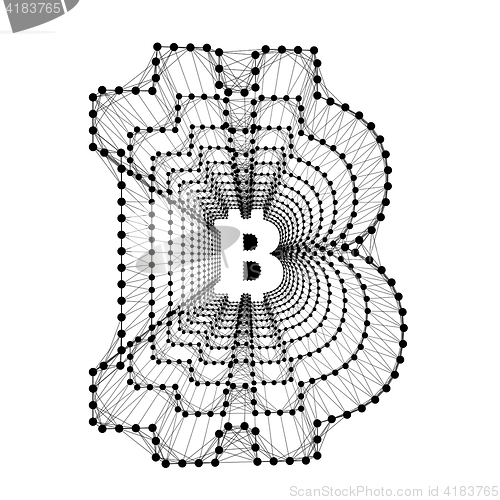 Image of Bitcoin - electronic form of money and innovative payment network