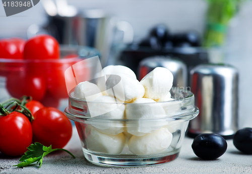 Image of ingredients for caprese salad 