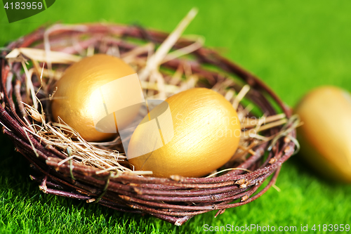 Image of easter eggs