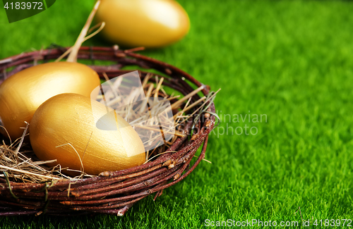 Image of easter eggs