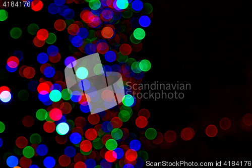 Image of Abstract light bokeh background