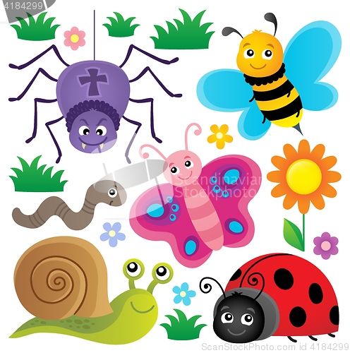 Image of Spring animals and insect theme set 3