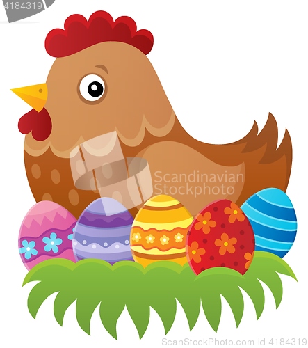 Image of Easter hen theme image 1