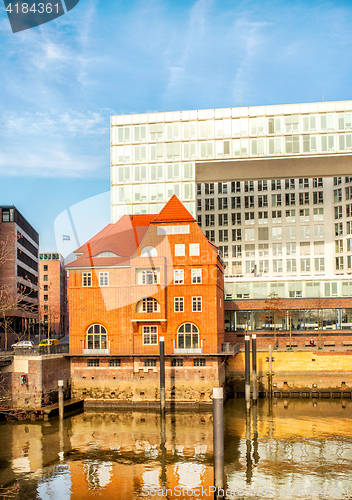 Image of Old and new buildings in Hamburg