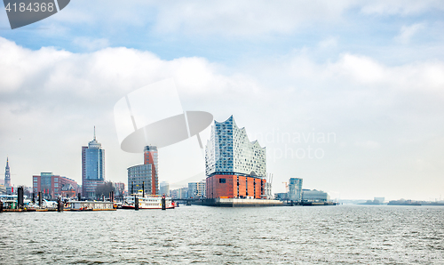 Image of panoramic view of Hamburg city