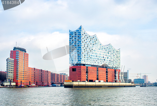 Image of Elbphilharmonie; a concert hall in the HafenCity quarter of Hamb