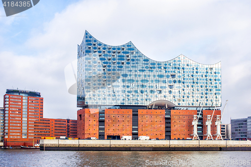 Image of Elbphilharmonie; a concert hall in the HafenCity quarter of Hamb