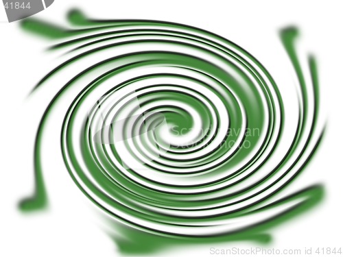 Image of Green twirl