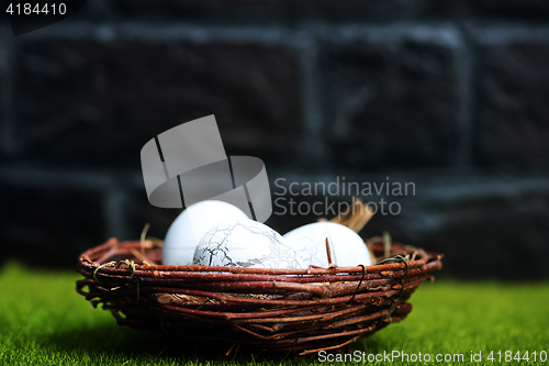 Image of easter eggs