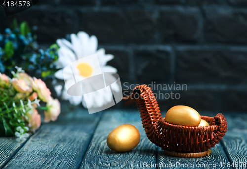 Image of easter eggs