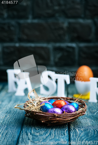 Image of easter eggs