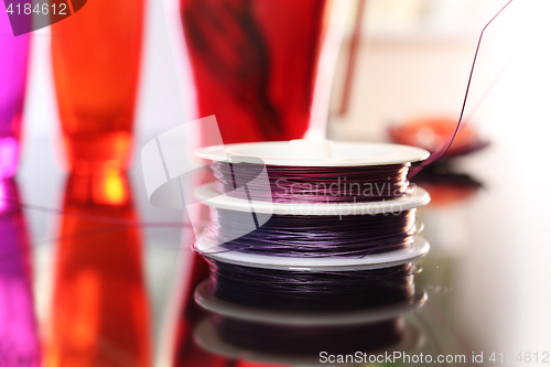 Image of Threading beads, jewelry workshop