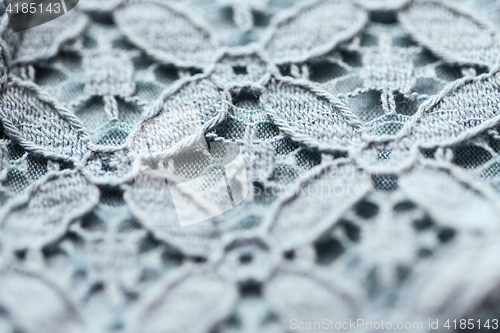 Image of close up of lace textile or fabric background