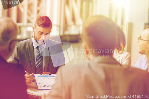 Image of business people meeting at office