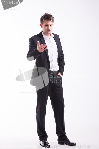Image of Full body shot of an young handsome man