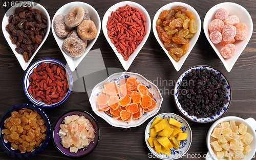 Image of Dried fruits.