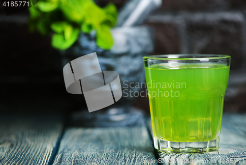 Image of mint drink