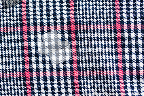 Image of close up of checkered textile or fabric background