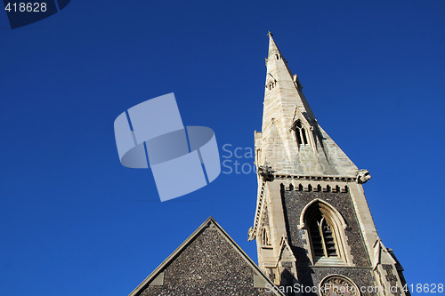 Image of Church spire and sky