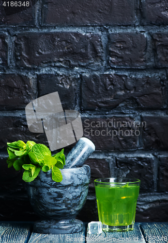 Image of mint drink