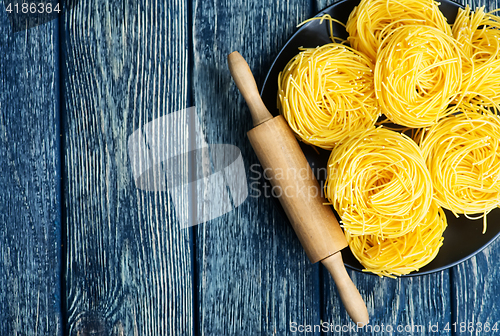 Image of raw noodle