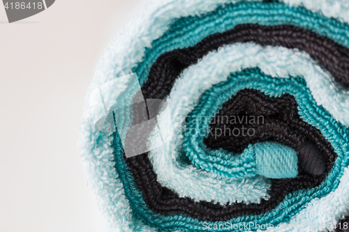 Image of close up of bath towels