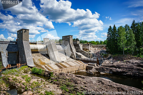 Image of Hydroelectric power station dam in Imatra