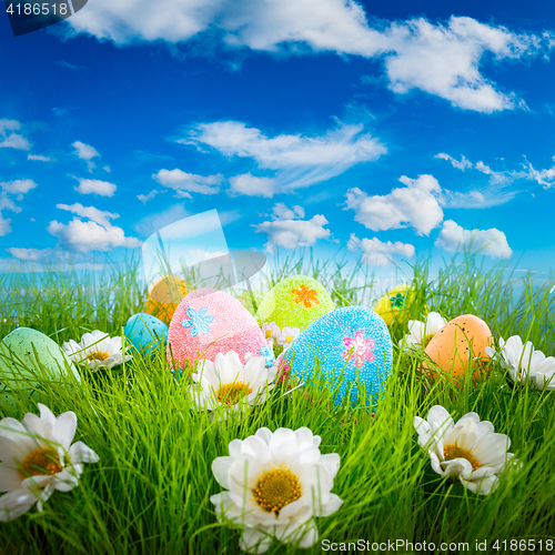 Image of Decorated easter eggs