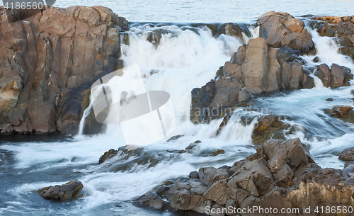 Image of Close-up view of a water fall