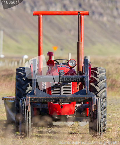 Image of Old tractor in Iceland