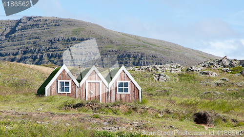 Image of Small toy elf house in Iceland