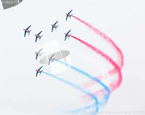 Image of LEEUWARDEN, THE NETHERLANDS-JUNE 11, 2016: Pilots of Patrouille 