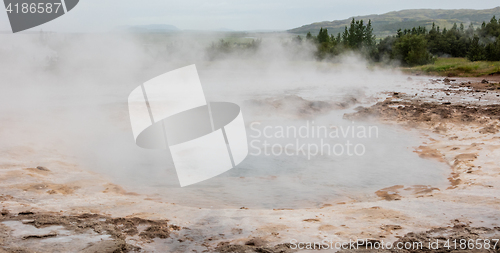 Image of Geothermally active valley of Haukadalur