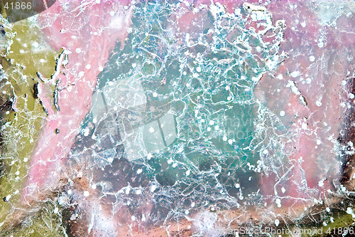 Image of Geometric ice texture