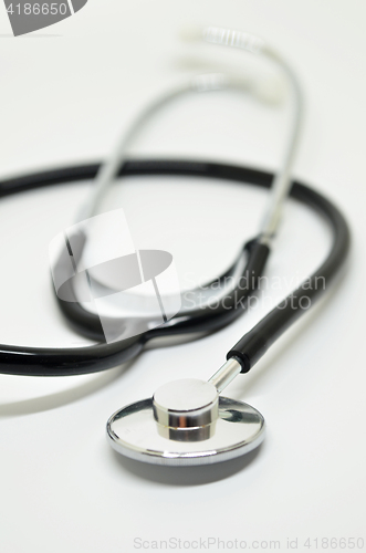 Image of Medical stethoscope isolated