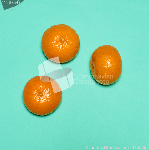 Image of The fresh Tangerines closeup