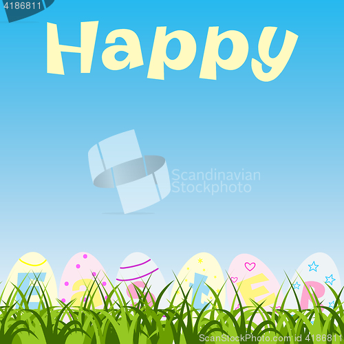 Image of Happy Easter greeting card