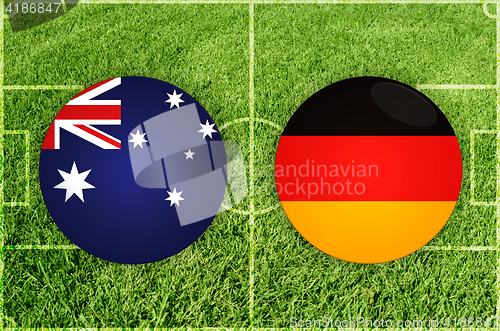 Image of Australia vs Germany football match