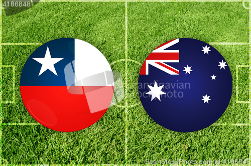 Image of Chile vs Australia football match