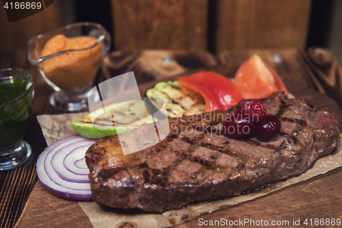 Image of grilled beef steak