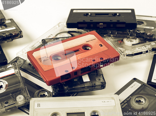 Image of Vintage looking Tape cassette